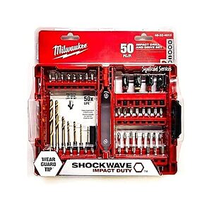 Woot - Milwaukee 48-32-4013 Bit Driver Impact Set 50pc - $38.99