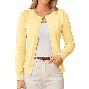 GRACE KARIN Women's Lightweight Knit Cardigan Sweater $12.49 + Free Shipping
