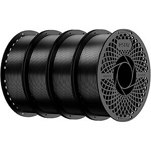 Prime: eSUN 4KG PETG 3D Printer Filament 1.75mm Black $32.99 (8.25/KG) + Free Shipping