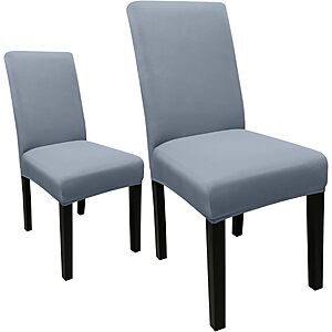 2-Count JQinHome Stretch Dining Chair Slipcovers (Various Colors/Prints) from $4.99 ($2.50 each) + Free Shipping w/ Prime or on $35+