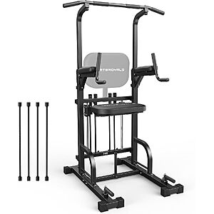 Prime Members: SPORTSROYALS Free Standing Power Tower / Pull Up Bar $229 + Free S/H
