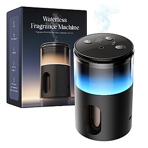 Amazon – Waterless Essential Oil Diffuser: 9-Color LED for Home - $13.99 w/ Code