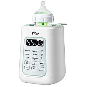 $17.49ac AMAZON Bear Baby Bottle Warmer, Fast Warming Breast Milk Formula, Green