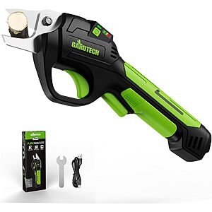 GARDTECH 0.6" Cordless Electric Pruning Shears (Green) $13.49 + Free Shipping w/ Prime or on $35+