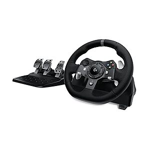 [Resale] $138.40 | Logitech G920 Racing Wheel and Pedals for Xbox X|S/Xbox One/PC (Used - Like New) at Amazon