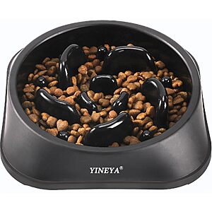 Amazon – YINEYA Slow Feeder Dog Bowl for Medium Dogs, 2-Cup Puzzle Feeder Bowl - $4.19 w/ Code