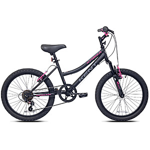 20" Kent Kobra 6-Speed Kids Mountain Bike (Black/Pink) $84 + Free Shipping