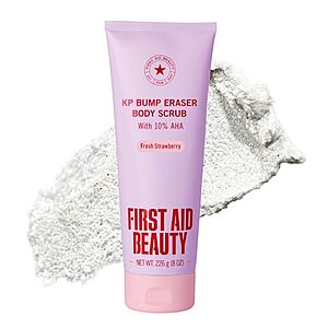 [NEW, SnS, AC] $6 | 8-Oz First Aid Beauty KP Bump Eraser Scrub, 10% AHA, Sensitive Skin at Amazon