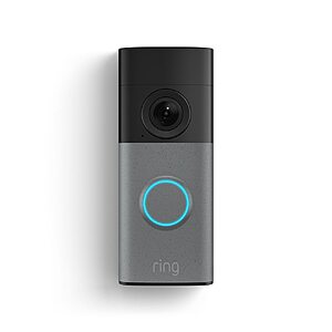 Ring Wired Doorbell (newest model) - Retinal 2K with wide-angle video, up to 6x Enhanced Zoom, and Two-Way Talk in Gray | B0FJJ66YZ1 $39.99