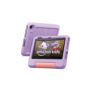 Amazon Fire 7 Kids tablet (newest model) ages 3-7. Includes 6 months of ad-free and exclusive content, easy parental controls 16 GB $49.99