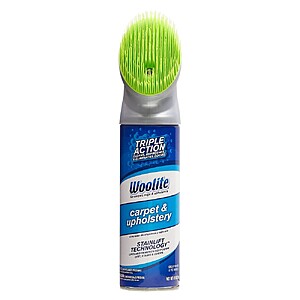 Woolite Fresh Fabric Carpet & Upholstery Cleaner - 12oz: Bleach-Free, Non-Toxic, Phosphate-Free, Aerosol Form $3.99
