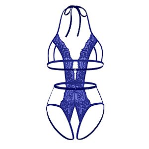 Avidlove Women Lace Bodysuit Cut Out Teddy $4.99