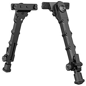 MidTen 7.5-9 Inches M-Rail Bipod Adjustable $17.70 after coupon
