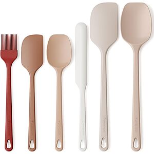 [Prime] Astercook 6-Piece Silicone Spatula Set (Macaron Pastel) $6.99 + Free Shipping