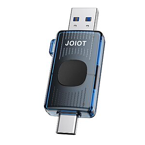 128GB USB C Flash Drive USB 3.2 Gen 1 up to 110MB/s Retractable, Blue $21.59