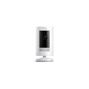 Ring Outdoor Cam (Stick Up Cam), Weather-Resistant Home or Business HD Security Camera, Live View, Color Night Vision, Two-Way Talk, Motion Alerts, Works with Alexa, White $39.99