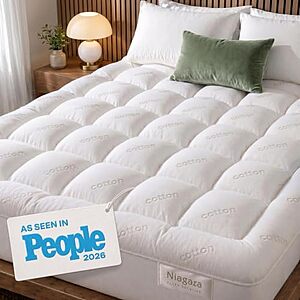 $29.99* | Niagara Sleep Solutions Cloud-Like Queen Mattress Topper at Amazon