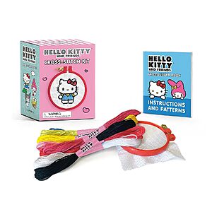 [Prime] Hello Kitty & Friends Cross-Stitch Embroidery Kit w/ 4 Patterns $5.76 + Free Shipping w/ Prime or on $35+