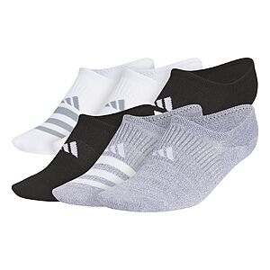 adidas Women's Superlite Super No Show Socks 6 Pairs $13.19