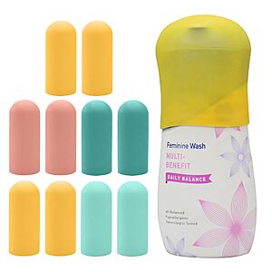 TRANOMOS Silicone Bottle Covers for Leak Proofing, Travel Essentials