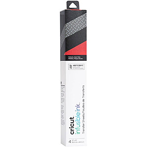 4-Pack 12" Cricut Infusible Ink Transfer Sheets (Steel Plate Pattern) $9.74 + Free Shipping w/ Prime or on $35+