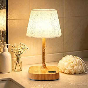 BUCASA Waterproof Shower Rechargeable Bathroom Shower Lamp $17.99 AC