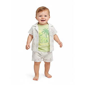 3-Piece Disney Baby Boys' Pixar Toy Story Rex Outfit Set (3 Colors, Sizes: Upto 24M) $4.99 + Free Shipping w/ Walmart+ or on $35+