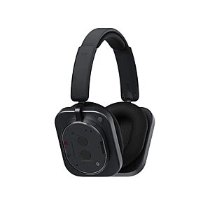 Nothing Headphone (1) Hybrid Active Noise Cancelling Headphones, Wireless Over-Ear Headphones with 6 Mics, 80Hrs Playtime, Black or White $219