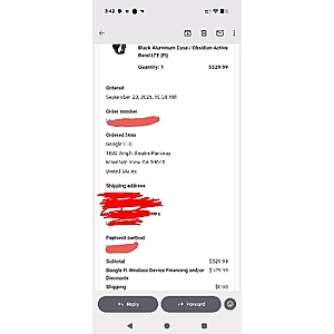 Google Pixel Watch 41 MM or 45 MM fee for Google Fi users via 24 month bill credit