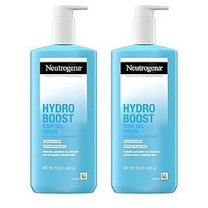 [SnS, AC] $8.47 | 2-Pack 16-Oz Neutrogena Hydro Boost Body Gel Cream (Unscented) at Amazon ($4.24 each)