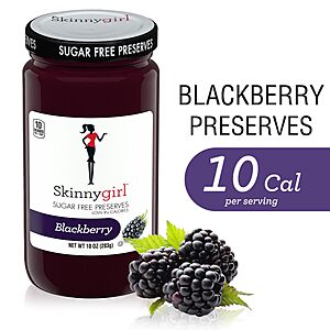 $2.82 S&S AMAZON Skinnygirl Sugar Free Kosher Preserves, Blackberry, 10 Ounce