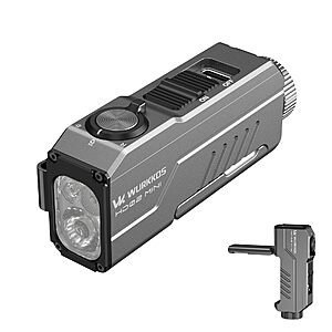 Wurkkos HD02 Mini Flashlight Rechargeable, Pocket LED Light $40