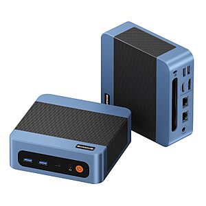 BOSGAME E5 Mini PC: Ryzen 3 5300U (4C/8T), 8GB DDR4 RAM, 256GB SSD, Win 11 Pro $197.99
