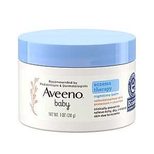 Select Accounts: 1-Oz Aveeno Baby Eczema Therapy Nighttime Balm (Fragrance Free) $2.54 w/ S&S + Free Shipping w/ Prime or on $35+