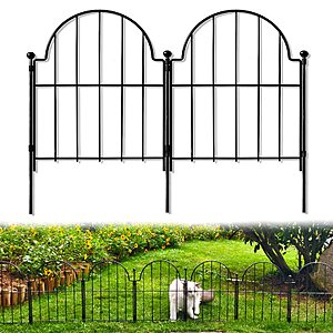 Amazon - 17" x 10.8ft Decorative Garden Fence $17