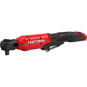 CRAFTSMAN V20 Cordless Multi-Size Ratchet Wrench w/ Interchangeable Anvils & 40 ft-lbs Torque (CMCF935B) $89.00 + Free Shipping