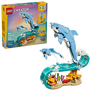 LEGO Creator 3-in-1: 542-Piece Beautiful Dolphins $14.99 In-Store Only, YMMV