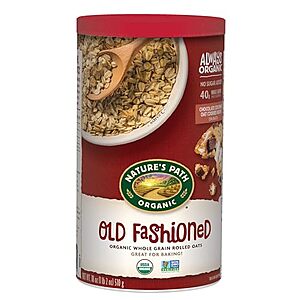 [SnS] $9.49* | 6-Pk 18-Oz Nature's Path Organic Old Fashioned Rolled Oats at Amazon ($1.58 each)