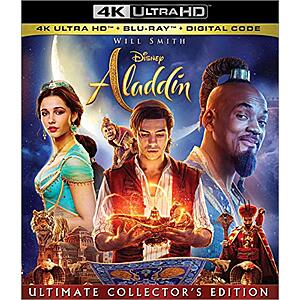 ALADDIN [4K UHD] + Blu Ray $13.01 Amazon.com