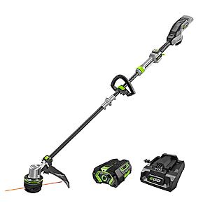 EGO POWER + POWERLOAD with LINE IQ 56-volt 16-in Telescopic Shaft Battery String Trimmer 4.0 Ah (Battery & Charger Included) | ST1623T $249
