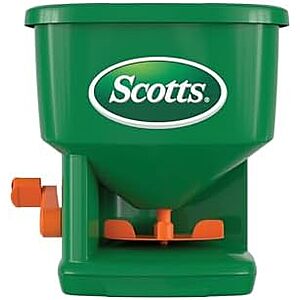 [Prime] $17.59* | Scotts Whirl Hand-Powered Handheld Grass Seed Spreader (up to 1500 sq. ft.) at Amazon