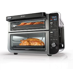 [Prime]Ninja Smart Double Oven, 12-in-1, FlexDoor, Stainless Steel(DCT451) $239.99 + Free S&H at Amazon