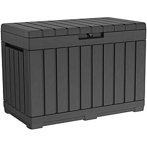 [Prime] $54.79* | Keter Kentwood 50 Gal Outdoor Storage Box and Patio Side Table at Amazon