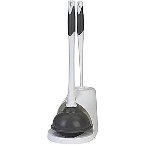 $5.97* | Clorox Toilet Bowl Brush & Plunger Combo Set w/ Storage Caddy at Amazon