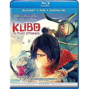 Kubo and the Two Strings (Blu-ray) + DVD + Digital $7.19 Walmart.com