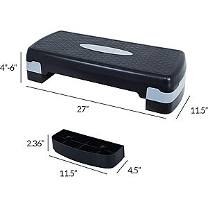 $14.99: Fitvids Adjustable Workout Aerobic Stepper Step Platform Trainer at Woot!