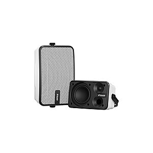 $87 FS PRIME WOOT Inwa Outdoor Bluetooth Speakers, IPX5 Waterproof 400W Wall Mount Speaker, Powerful Indoor/Outdoor Sound System, Wireless Sync Up to 100 Speakers