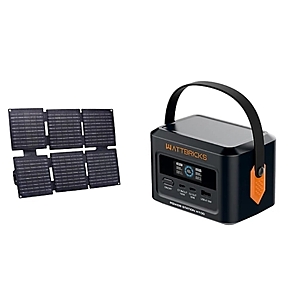 Wattbricks Energy 120W Portable Power Station and 30W Portable Solar Panel Bundle, $46.99, free ship to store, Tractor Supply