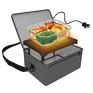 Portable Oven, 110V Portable Food Warmer Personal Portable Oven for Reheating & Raw Food Cooking in Office, Travel $14.99