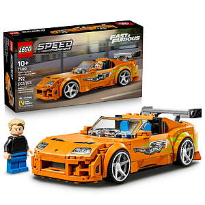 LEGO Speed Champions The Fast and The Furious Toyota Supra MK4 Building Toy 77260 - $29.95 + $4.25 Walmart Cash